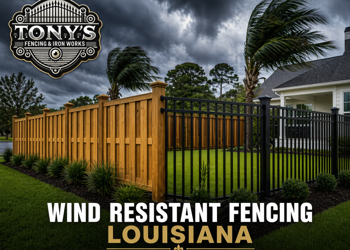 How Wind-Resistant Fencing Protects Your Property in Louisiana Storm Season