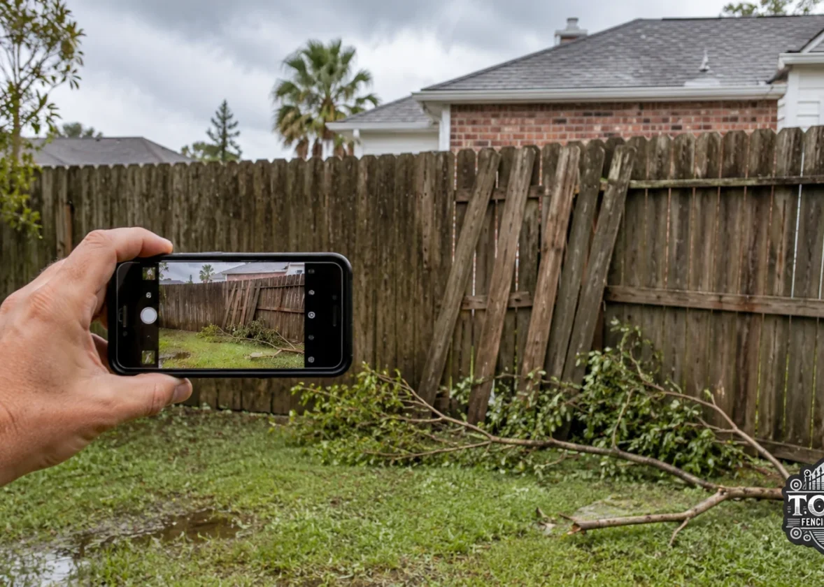 Fence Storm Damage in Louisiana: What to Photograph Before & After a Storm